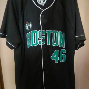 Celtics baseball style jersey